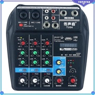 [Ranarxa] 4 Channel USB Audio Mixer Mixing DJ Bluetooth Sound