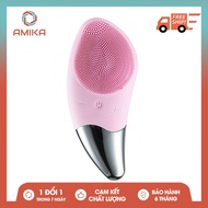 Máy rửa mặt silicon máy rửa mặt massage mini máy rửa Mặt Nâng Cơ công nghệ sóng rung Sonic Facial Br
