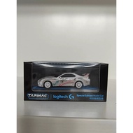 [Ready Stock] tarmac works tw Car Model 1/64 Co-Branded Limited Toyota Toyota Supra RZ A80 Logitech 