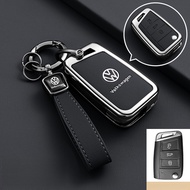 Car Key Cover Key Holder For VW Golf Bora Jetta Scirocco Tiguan Polo Skoda Octavia Superb Remote Key