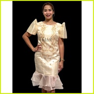 ✅ ¤ ▬ Modern Filipiniana Barong Dress