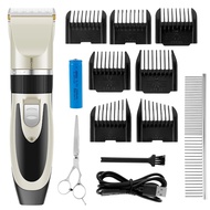 Dog Shaver Clipper With 8 Guard Comb Low Noise Dog Grooming Shaver Cordless Pet Hair Clipper Rechargeable Electric Pet Hair