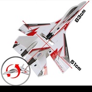 Airplane jet rc kt su 27