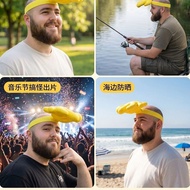 Creative Palm Sun Hat Funny Palm Headband Sun Hat Summer Outdoor Travel Student Funny Hat