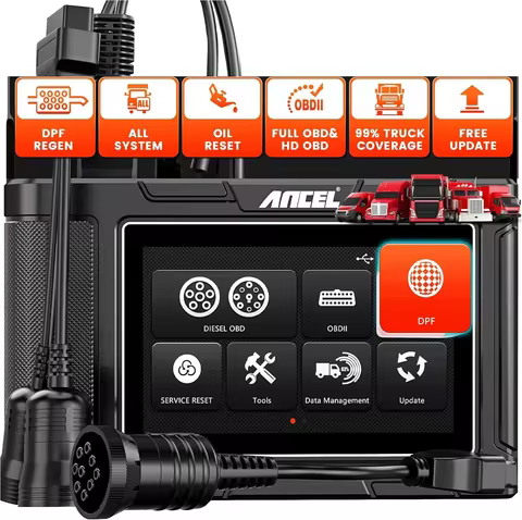 ANCEL HD3300 Pro All System Heavy Duty Scanner DPF Regeneration Oil reset Service Diesel Diagnostic 