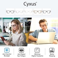 【NEW】 Cyxus Anti-Blue-ray Computer Glasses And Blocking UV Eyeglasses For Women or Men  Glasses 8208