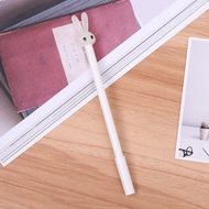 Gratis Ongkir - Pena Bentuk Karakter Kepala Kelinci / Bolpen Karakter Bunny Lucu Unik / Pulpen Gel