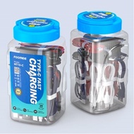 (1 JAR CONTAINS 20PCS)FOMEE NT13-C DATA CABLE TYPE-C 2.4A 1M FAST CHARGING/ TYPE-C DATA CABLE 2.4A 1