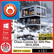 Chaos Corona 13.1 for 3DS Max 2016-2026 - Powerful Rendering Solution for 3D Artists | Windows - SOF