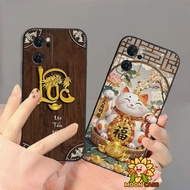 Oppo Reno7 4G / Reno7 Z / Reno 7Z 5G case printed with calligraphy, fortune, luck