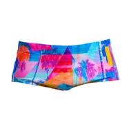 Funky Trunks Boy's Sidewinder Trunks - Pixel Paradise