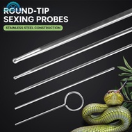 OPENMALL Snake Sexing Probe Stainless Steel Gender Detector for Corn Snake King Snake Hognose Rounde
