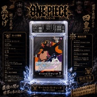 Slab 10 One Piece card official bandai Leader Marshall D Teach OP09-081 NF42 2 PSA