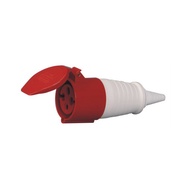 CEE-214L/224L Red IP44 16/32A 380-415V Four-core3P+E Industrial plugs and sockets C6DT