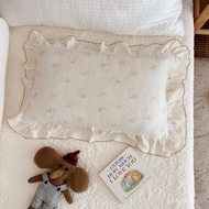 BuLuTu Muslin Kids Pillow Case Standard Size, 20"x26", Envelope Closure, 100% Cotton Pillow Cover, C