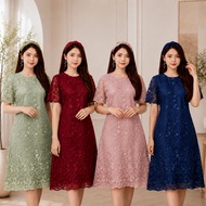 Bj Drees Bridesmaid Kekinian Trendy Dress Wanita Terbaru 2026 Drea Wqnita Mewah Brokat Pakaian Imlek