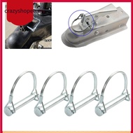 【CRAZYSPE】4x M8*70mm Trailer Coupler Hitch Pin Lock D Shape Heavy Duty Towing Safety Lock