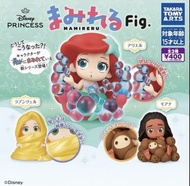 日本多美Tomy迪士尼公主扭蛋 - 吹泡泡美人魚