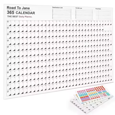 2026 Calendar Simple Daily Schedule Planner Sheet To Do List Hanging Yearly Weekly Annual Planner Ag
