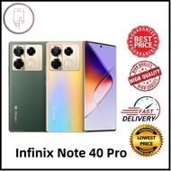 Malaysia Set  Infinix Note 40 Pro 5G / Note 40X 5G /Note 40 4G ( 8GB RAM+256GB ROM ) Original 1 Year