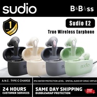 SUDIO E2 HYBRID ANC TRUE WIRELESS EARBUDS CANCELLATION SPATIAL AUDIO