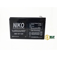 12V 7AH NIKO SEALED LEAD ACID BATTERY