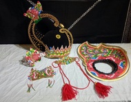 kostum gatotkaca lengkap asesories anak SD tanggung