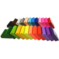 【Fast and Free Delivery】 Oven Bake Polymer Clay Set 24 Colors 20g Block Modeling Clay Sculpting and