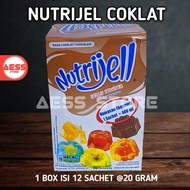 Nutrijel Coklat 1 Box isi 12 Sachet 20 gram