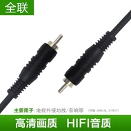 Kabel output audio TV Xiaomi Hisense Skyworth kabel audio sepaksi SPDIF tembaga tulen 75 ohm universal 5.1 saluran TV di