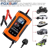 FOXSUR brand 12V 5A Car Battery Charger Motorcycle Acid Battery Charger Battery Pulse Repair
