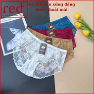 Sexy see-through lace panties, sexy panties with seductive rose patterns QR04-30028