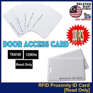 [100 PCS / Read Only] ID Card 125Khz RFID Proximity Card TK4100, EM4200, EM4100 Door Access Card/ Ka