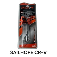 Tock Wrench 9-Piece Star Set SAILHOPE Long Model CR-V T10 Steel-T50 -V