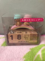Little Twins Stars木製萬年曆