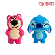 [Qilemeng] 3PCS Strawberry Bear Squishy Toy Set Slow Rebound Toy Disney Cartoon Toy Stress Relief Toys Squishy Toy Holiday Gift for Kids