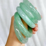 Super vip light jade bracelet size 55-58mm with high quality brocade box