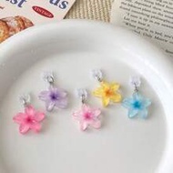 1/5pcs Sakura/Cherry Blossom Flower Style Dust Plug, Exquisite Fresh Sweet Cute Resin Pendant Decora