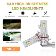 2PCS High quality 4000LM CSP 3570 chip Car Headlight 9012 Canbus Bulbs 9012 Auto Fog Light LED Bulb 