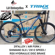 (FREE HELMET FREE SHIPPING) Trinx Bike 29" Q1300 PRO MTB Bicycle / Size M / Alloy Frame / Shimano SLX 2x12 Speed