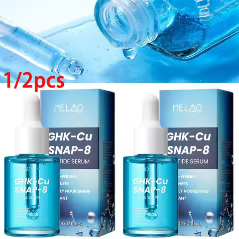 1/2pcs GHK-Cu Copper Peptides Facial Serum With SNAP-8 Firming, Deep Hydration & Collagen For All Sk