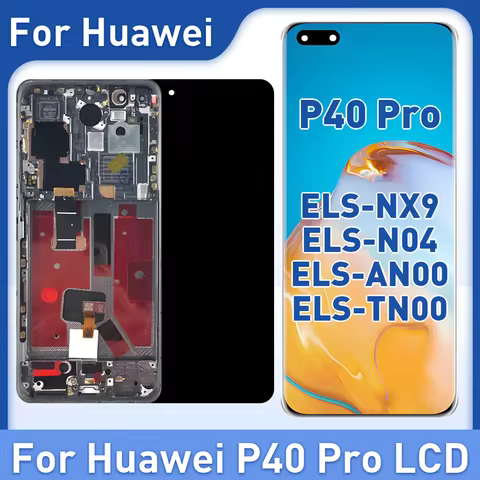 6.58" OLED Pantalla For Huawei P40 Pro 5G LCD display touch screen digitizer For HuaweiP40Pro ELS-NX