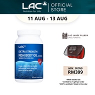 LAC Extra Strength Fish Body Oil 1000mg (90 Softgels) [Exp Dec 2027] 01404860