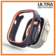 Double Layer TPU Protective Case for iWatch Ultra 49mm 45mm 44mm 41mm Full Cover Protector Frame for iWatch Series 8 7 6