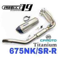 Project79 Full System Exhaust CFMoto CF 675NK 675SR 675 SR-R NK SRR Stainless Steel Manifold + Titan