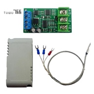 DC 8-25V PT100 Platinum Thermal Resistance to Temperature Converter RS485 bus RTU RTD Sensor ule Kit