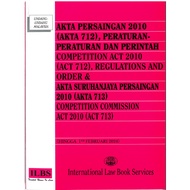COMPETITION ACT 2010 [ACT 712]  & [ACT 713]-  BILINGUAL .