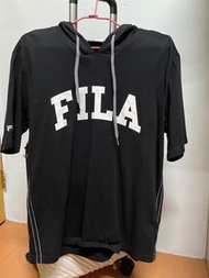FILA連帽T恤-黑色