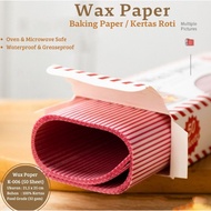 Wax Paper 50 Pcs / Korean Bento Cake Baking Paper K-006
