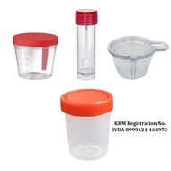 Urine Stool Specimen Cup - Soft Container Cup KKM Approved Ready Stock 20ml/40ml/60ml/120ml